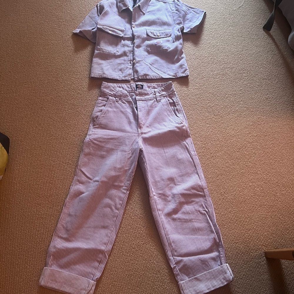 Dickies Striped Women's Pants & Jumpsuit Set